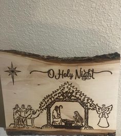 The Nativity scene hand burned into this wood peice.  A perfect scene from one of the most famous Bible stories. This is a one of kind art piece perfect for any Christian faith follower. Don't miss out on this beautiful piece of work. Woodburning Nativity Scene, Wood Burning Nativity Scene, Christian Wood Burning Ideas, Christian Pyrography, Wood Burning Christmas, Wood Burning Diy, Wood Etching, The Nativity Scene, Woodburning Ideas