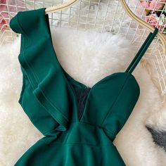 Materials: other Size: m, l Color: red, green, black Women Party Dresses, Fluffy Skirt, Summer Celebration, Backless Mini Dress, Birthday Party Dress, Women Party, Mini Dresses Summer, Party Dresses For Women, Club Dresses