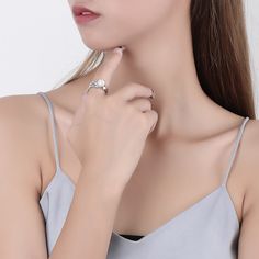 Style: Women Material: S925 Sterling Silver, Baroque Pearl Pearl Type: Cultured Pearl Color: White Pearl Size: 7.5mm Ring Size: Adjustable Pearl Types, Pearl Color, Pearl Size, Style Women, White Ring, Baroque Pearls, Pearl Ring, White Pearl, Cultured Pearls