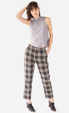 85% Polyester, 15% Rayon Plaid Pants, Women Empowerment, Bosnia And Herzegovina, Black Pants, Boho Chic, Ukraine, Georgia, Plaid, Black And White