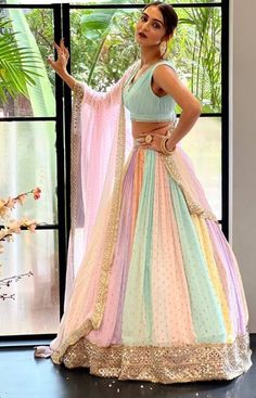 Instagram$Facebook Follow Us :- @jayamarfab Indian Designer Lehenga Choli With Dupatta Set For Women Party Wear Ethnic Wear We Make Wedding Lehengas, Indian Lehenga, Bridal Lehenga, Designer Lehenga, South Indian Dresses, Lengha Choli, Chaniya Choli, Lancha, Semistitched Lehenga, Bridesmaid Lehengas, Sabyasachis Lehengas, Floral Skirts, Punjabi Lehengas, Ethnic Lehengas, Indo-western Outfits, Indian Outfits, Bollywood lehengas. 𝗙𝗮𝗯𝗿𝗶𝗰 𝗗𝗲𝘁𝗮𝗶𝗹𝘀 :- Lehenga :- Heavy faux Georgette lehenga with sequins work + paper mirror work can can attach Flair 3.5 meters Blouse :- Faux Georgette blouse with sequins, zari & paper mirror border work ( Un stitch ) Dupatta :- Faux Georgette Dupatta with paper mirror & zari work + stone work ( 2.5 meter ) Weight: 1,350 kg #multicolorlehenga#lehenga# Indian Lehenga Bridal, Lehenga South Indian, Sequence Lehenga, Bridesmaid Lehengas, Lehenga Bridesmaid, Bridesmaid Lehenga, Lehenga Choli Designs, Reception Outfit, Indian Lehenga Choli