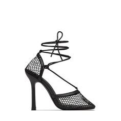 Style: Fashion. Stylish Item: Heels Upper Material: Faux Leather Toe: Closed Toe Closure Type: Lace-Up Heels: Stiletto Heel 4.5'' Everyday Glam, Tie Up Heels, Mesh Heels, Lace Up High Heels, Comfortable Heels, Effortless Chic, Lace Up Heels, Ankle Straps, Types Of Dresses