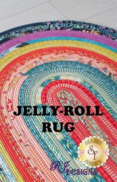 jelly - roll rug with the words jelly - roll rug on it