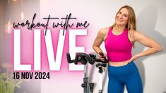 LIVE Indoor Cycling Workout! | 30-minute Indoor Cycling Class Stationary Bike Workout, Indoor Cycling Shoes, Spin Bike Workouts, Spinning Workout, Spin Bikes, Cycling Shoes