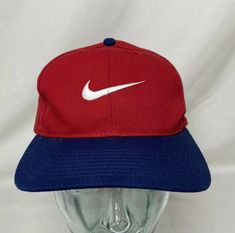 Up for sale Vintage Nike Embroidered Logo Swoosh 90s Snapback Hat Cap. In used shape some wear. Please look at pictures for best idea of conditions. Ask any questions. Thanks for looking. Retro Sports Hat With Curved Bill, Retro Snapback Baseball Cap For Sports, Nike Snapback Baseball Cap For Baseball Season, Nike Cap For Streetwear, Nike Curved Brim Baseball Cap For Streetwear, Retro Sports Baseball Cap, Nike Curved Brim Snapback Hat For Streetwear, Nike Snapback Flat Bill Hat For Streetwear, Nike Snapback Hat With Embroidered Logo