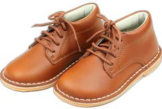 Classic Brown Leather Shoes With Laces, Brown Oxfords With Round Toe And Laces, Lace-up Leather Shoes With Soft Sole, Classic Leather Shoes With Soft Sole, Handsome Style, Boy Accessories, Shop Shoes, Baby Sale, Mid Top