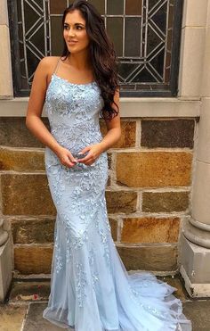 Specifications Occas Mermaid Light, Long Fitted Dresses, Mermaid Prom Dresses Lace, Prom Dresses Long Lace, Floral Prom Dresses, Winter Formal Dresses, Light Sky Blue, Lace Prom Dress, Long Prom Dresses