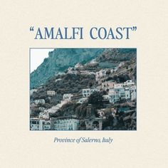 the cover of amalfi coast's album, province of sulerna italy