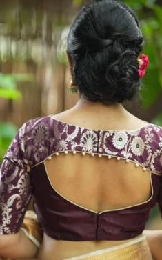 Blouse Patterns Latest Back, Patch Work Blouse Designs Latest, Blouse Patterns Latest, Back Blouse Designs, Work Blouse Designs Latest, Work Blouse Designs, Chennai Express, Fashionable Saree, Patch Work Blouse Designs