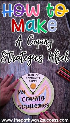 Coping Skills Wheel, Coping Wheel, Manage Emotions, Coping Skills Activities, Child Life Specialist, Elementary School Counseling, Counseling Activities, Skills Activities