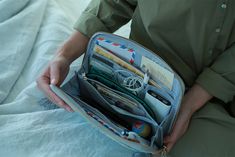 Hobonichi: Large Drawer Pouch (Yellow) - Drawer Pouch Lineup - Hobonichi Techo 2024 Yellow Drawers, Stationery Pouch, Gadget Case, Large Drawer, Hobonichi Techo, Shaving Set, Bag Obsession, Pixel Pattern, Card Sleeves