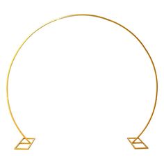 a gold necklace on a white background