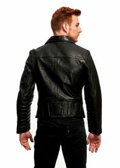 Men's Genuine Lambskin Leather Jacket Black Slim fit Motorcycle Biker jacket on Storenvy Pregnancy Shoes, Lambskin Leather Jacket, Leather Jacket Black, Gaming Clothes, Brand Collection, Workout Jacket, Beautiful Fashion, Biker Jacket, Lambskin Leather