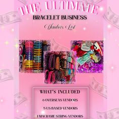 The Ultimate Vendor List Starting a new business or looking to take your existing one to the next level? Skip the hassle of finding reliable vendors with "The Ultimate Vendor List." This comprehensive digital list is designed for business owners like you who want to save time and focus on what truly matters—growing y Vendors List, Personalized Engraved Jewelry, Starting A New Business, Vendor List, Digital Goods, Service Quality, New Business, Macrame Bracelets, Business Owners