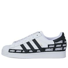 Adidas Originals Superstar, Adidas Originals, White And Black, Adidas, Heels, Red, White, Black