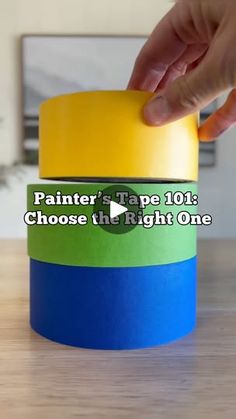 33K views · 1.1K reactions | Comment “TAPE” for the links now that you see why you need all three of these in your flip kit!

Here’s the breakdown:

🟢 Green FrogTape: The multi-surface workhorse for crisp lines on walls, wood, and tricky edges.

🟡 Yellow FrogTape: Perfect for delicate surfaces like fresh paint or stain—it won’t pull up your hard work.

🔵 Blue Painter’s Tape: The general-purpose MVP, great for masking, prep, and overspray control.

Pro Tips:

⭐️ Activate the green tape’s gel with a damp cloth to stop bleed-through and get razor-sharp lines.

⭐️ Seal tape edges with spray shellac to stop paint bleed cold and keep your lines crisp.

Now do you see why the right tape for the job makes all the difference? 

SHARE with someone who still thinks blue tape is the answer for ever Painting Hacks, Paint Tips, Furniture Flip, Flying Dutchman, Furniture Redo, Painters Tape, Flipping Furniture, Home Reno