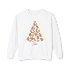 What's better than looking cute and warm in the colder months with a cozy, Christmas gingerbread sweatshirt. Our crewnecks are made from the highest quality fabric for an incredibly soft and comfortable fit, with advanced printing to ensure that the colors and graphics are vibrant and detailed. ❤ If you want to order matching shirts, add each item separately by choosing different colors and sizes each time, and add each one into your cart. ❤ Sizes run from Small to XXL (2XL). This unisex sweater White Holiday Crew Neck Sweatshirt, Holiday White Crew Neck Sweatshirt, White Crew Neck Sweatshirt For The Holidays, White Crew Neck Sweatshirt For Holiday, White Crew Neck Holiday Sweatshirt, Holiday Cozy Crew Neck Sweatshirt, Cozy Holiday Crew Neck Sweatshirt, Cozy Holiday Sweatshirt With Crew Neck, Cozy Crew Neck Holiday Sweatshirt