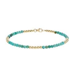 Add a pop of color to your jewelry box with this turquoise and 14k gold beaded bracelet. Click on this JEWELRY & WATCHES GUIDE to learn about fit, styles, materials and more! Add a pop of color to your jewelry box with this turquoise and 14k gold beaded bracelet. Click on this JEWELRY & WATCHES GUIDE to learn about fit, styles, materials and more! FEATURES Length: 7 in. Clasp: lobster-claw Metal: 14k gold Finish: polished Packaging: boxedSTONE DETAILS Stone type: turquoise Total weight: 4.25 ct. Gold Beaded Bracelet, Turquoise Bead Bracelet, Lava Beads, Gold Bead Bracelets, Bracelet Ideas, Turquoise Beads, Turquoise Jewelry, Gold Beads, Diy Bracelets