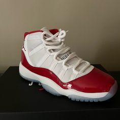 Nike Air Jordan Retro 11, Size 6y, Like New, Barely Used White Nike Jordan High-top Shoes, White High-top Nike Jordan Shoes, White Nike Jordan Shoes With Round Toe, Nike White Basketball Shoes With Red Sole, Nike White Lace-up Jordan Shoes, Casual White Nike Jordan Shoes, White Lace-up Nike Jordan Shoes, Nike Jordan Shoes White With Laces, Nike Jordan Shoes White With Rubber Sole