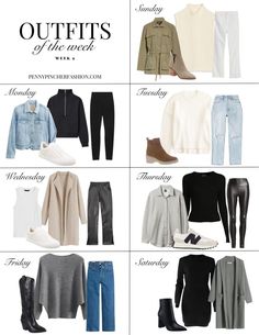 Capsule Wardrobe 2024 - Penny Pincher Fashion Travel Capsule Wardrobe Spring, Year Round Capsule Wardrobe, Penny Pincher Fashion, Capsule Wardrobe Casual, Outfit Planner, Capsule Wardrobe Outfits, Everyday Casual Outfits, Fashion Capsule Wardrobe, Penny Pincher