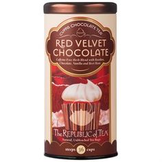 red velvet chocolate with white frosting in a tin