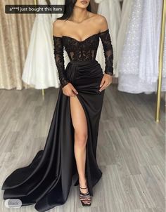 Sweetheart Evening Dress, Plus Size Evening Gown, Split Prom Dresses, Mermaid Prom Dresses Lace, Vintage Black Dress, Long Sleeve Prom, Sweetheart Prom Dress, Evening Party Gowns, Dream Dresses