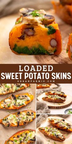 Add some healthy appetizers for party on your New Year, and Super Bowl Party food ideas with these Loaded Sweet Potato Skins! They’re creamy, cheesy, and a great source of fiber. Quick to prep in the microwave and easy to customize with your favorite fillings. Perfect for your Game Day menu!