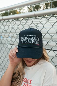 Breakfast Of Champions, Life Is Short, Small Shop, Ups, Trucker Hat, Screen Printing