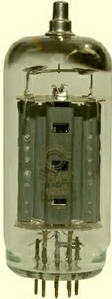 an electronic device in a glass container