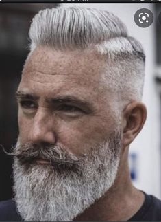 Silver Bearded Men, Grey Beard Styles For Men, Gray Beards Older Man, Gray Beard Styles, Medium Beard Styles For Men, Mens Undercut Hairstyle, Beard Styles For Older Men, Grey Bearded Men, Grey Hair Beard