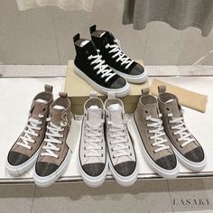 Lasaky - Stylish and Comfortable High-Top Sneakers with Beaded Detailing, Thin Straps, and Plush Velvet Surface Canvas Shoe, Outdoor Wear, High Heel Sandals, Olivia Mark, Canvas Shoes, High Top, Top Sneakers, High Top Sneakers, High Tops