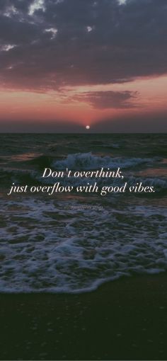 an image of the ocean at sunset with text that reads, you will feel better again