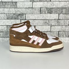 New With Tags, No Box, Never Worn, See Pics For Condition, Men’s Size 9 Reach Out With Any Questions! Follow Us, We Always Add New Shoes And Clothes Weekly And Always Give Big Discounts On Bundles! Thanks For Looking Men’s 9 Brown High-top Adidas Sneakers, Adidas Custom Pink High-top Sneakers, Adidas Pink High-top Custom Sneakers, Adidas Pink High-top Sneakers, Adidas Pink Skate Shoes With Boost Midsole, Adidas Casual Custom Pink Sneakers, Pink Adidas Custom High-top Sneakers, Pink Adidas High-top Sneakers, Pink High-top Adidas Sneakers