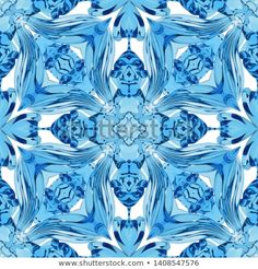 an abstract blue and white design