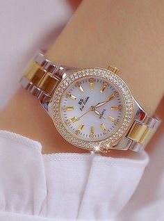 Pretty Watches, Womens Designer Watches, Trendy Watches, Fancy Watches, Rolex Women, Gold Watches Women, Expensive Watches, Hand Watch