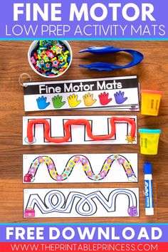 the fine motor worksheet for preschool to learn how to read and practice letters