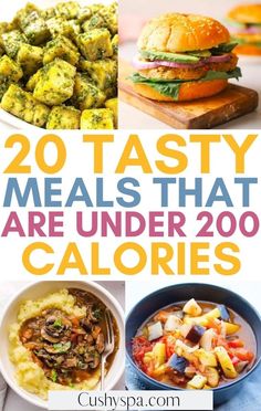 Recipes Under 200 Calories, Meals Under 200 Calories, Healthy Low Calorie Dinner, 300 Calorie Meals, Low Calorie Lunches, Menu Sarapan Sehat, 200 Calorie, 200 Calorie Meals, Healthy Low Calorie Meals