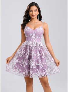 JJ's House Embroidered Lace V-Neck Fall Spring Summer A-line General Plus Back Zip Skater Dresses Print & Floral Simple Vintage Sweet & Flow Other Colors Height:5.8ft（176cm） Bust:32in（82cm）Waist:24in（61cm）Hips:35in（89cm） No Short Spaghetti Straps Homecoming Dress. #JJ's House #Embroidered #Lace #VNeck #Fall #Spring #Summer #Aline #General #Plus #BackZip #SkaterDresses #Print&Floral #Simple #Vintage #Sweet&Flow #OtherColors #No #Short #SpaghettiStraps #HomecomingDress V-neck Floral Embroidered Mini Dress For Wedding, V-neck Floral Embroidery Mini Dress For Wedding, V-neck Mini Dress With Floral Embroidery For Wedding, Lace Mini Dress With Floral Embroidery And V-neck, V-neck Wedding Mini Dress With Floral Embroidery, Embroidered Lace V-neck Mini Dress, Purple V-neck Dress With Floral Embroidery, Short White Dress, Skater Dresses