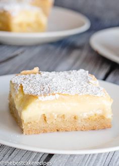 a piece of cake sitting on top of a white plate