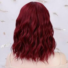 Short Wavy Curly Hair, Curly Hair Bob, Bob Wigs With Bangs, Cat Pillows, Highlight Ideas, Magic Woman, Androgynous Hair, Red Balayage