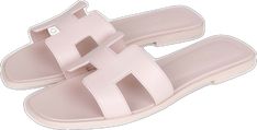 Chic Blush Leather Sandals, Blush Leather Sandals For Summer, Feminine Flat Leather Sandals, Pink Luxury Sandals For Formal Occasions, Classic Pink Sandals For Spring, Luxury Sandals For Spring Galas, Luxury Pink Sandals With Heel Strap, Blush Formal Feminine Sandals, Pink Formal Flat Heel Sandals