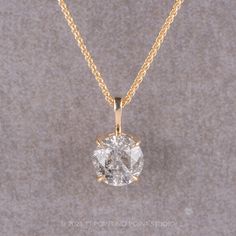 Salt and Pepper Diamond Necklace Round Diamond Necklace, Northern Canada, Pepper Diamond, Moissanite Diamond Rings, Gold Charm Necklace, Gold Engraving, Salt And Pepper Diamond, Stunning Necklace, Moissanite Diamonds