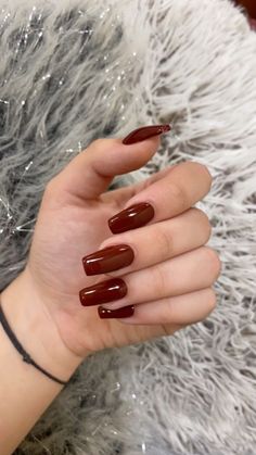 soo maroon Autumn Day, Fall Trends, Red Nails, Gel Nails, Manicure