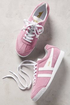 Slide View: 1: Gola Dusty Pink Suede Sneakers Girl Material, Expensive Shoes, Fantastic Shoes, Sneakers Women, Fabulous Shoes, Pink Suede, Suede Sneakers, Spring 2017