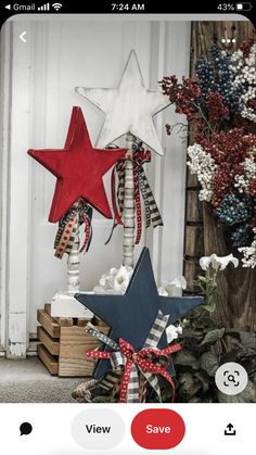 an image of christmas decorations displayed on the phone screen with text that reads, we are all stars