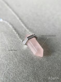 The stunning Rose Quartz Necklace is the perfect everyday statement necklace. Known as the stone of "unconditional love", rose quartz is one of the most iconic crystals in the world. A rose quartz necklace in 925 sterling silver is a beautiful piece of jewelry that combines the powerful properties of rose quartz with the timeless elegance of silver.

Unconditional love | Self-love | Kindness | Friendship | Romantic love

Chakras - Heart Chakra | Zodiac - Taurus, Libra
Planet - Venus Element - Earth, Water | Vibration - Number 7

Collection: Rose Quartz Necklaces Rose Gold Sterling Silver Pendant Crystal Necklace, Pink Quartz Jewelry As A Gift, Pink Quartz Jewelry As Gift, Pink Quartz Jewelry For Gifts, Pink Quartz Jewelry Gift, Pink Quartz Jewelry For Gift, Minimalist Rose Quartz Gemstone Jewelry, Rose Quartz Gemstone Pendant Necklace, Rose Quartz Pendant Necklace In Rose Gold