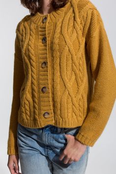 The Alicia Adams Alpaca Buckley Cardigan is a brand new cable knit cardigan. With bold colors and twisting cable knit details, this baby alpaca cardigan creates an effortless elevated look. 100% baby alpaca | dry clean only Proudly fair-trade made in Peru. Wool Cable Knit Outerwear For Layering, Cable Knit Merino Wool Cardigan, Winter Wool Cable Knit Cardigan, Long Sleeve Merino Wool Cable Knit Sweater Coat, Cable Knit Merino Wool Outerwear For Layering, Merino Wool Cable Knit Outerwear For Layering, Merino Wool Cable Knit Cardigan For Layering, Classic Cable Knit Cardigan For Fall, Classic Chunky Knit Outerwear