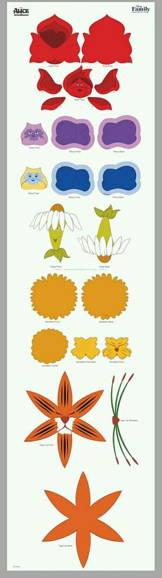 paper cut outs with different shapes and sizes