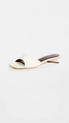 STAUD Simone Mules | Shopbop French Style Clothing, Trending Heels, Designer Wedding Shoes, French Street Fashion, Micro Bag, French Girl Style, Heel Caps, White Heels, Rubber Heels