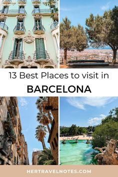 the best places to visit in barcelona, spain